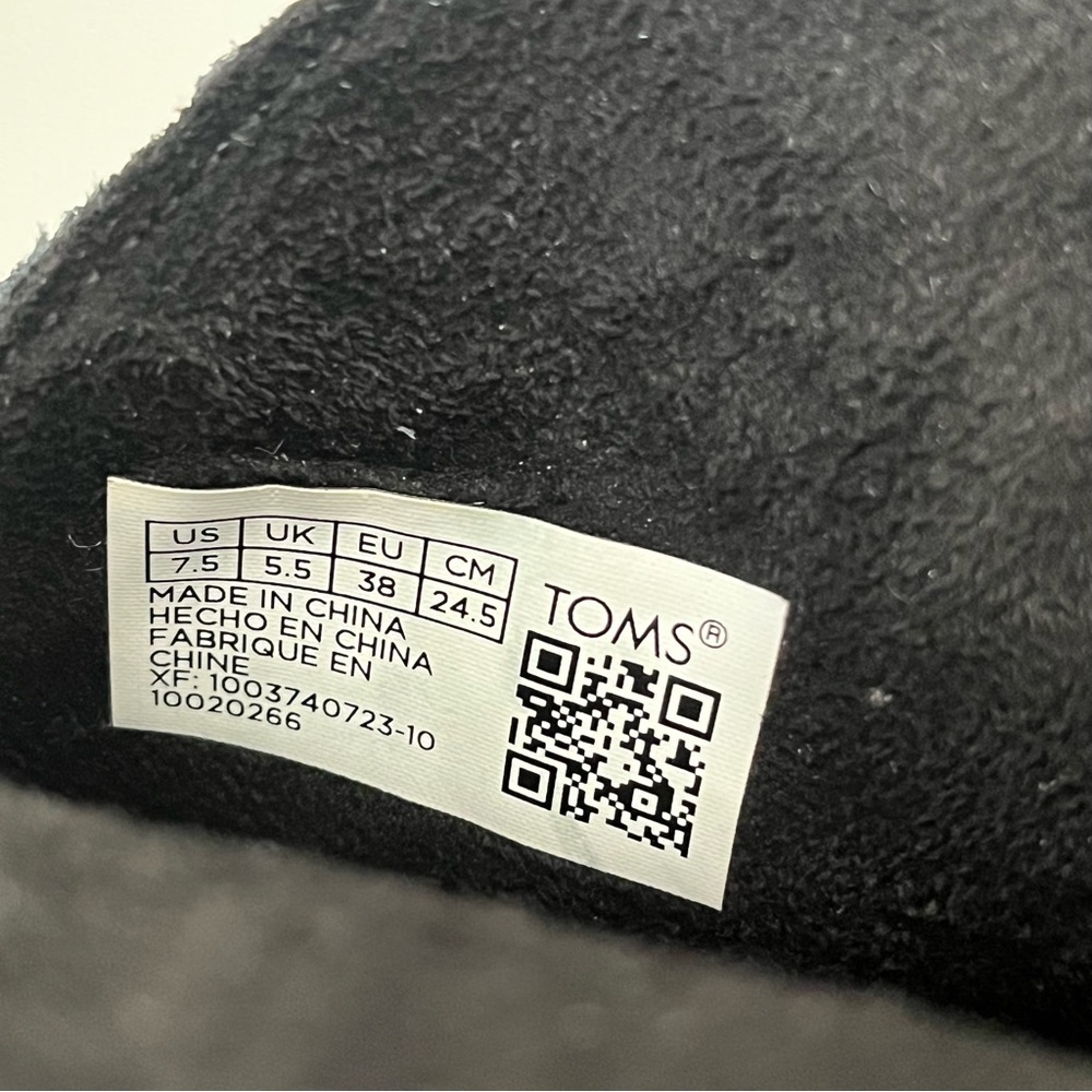 TOMS Constance Western Embroidered Bootie in Black NEW - Picture 12 of 15